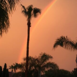 #rainbow #dust #mylenseyeview #eyetothesky #clouds #Arizona